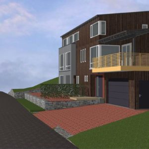 Enebolig, Steinkjer, Praksis arkitekter as